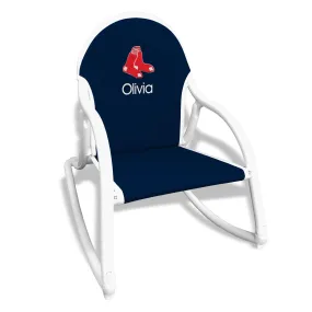 Personalized Boston Red Sox Rocking Chair