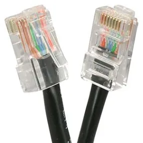 150Ft Cat5E UTP Ethernet Network Non Booted Cable Black