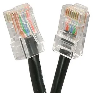 1Ft Cat6 UTP Ethernet Network Non Booted Cable Black