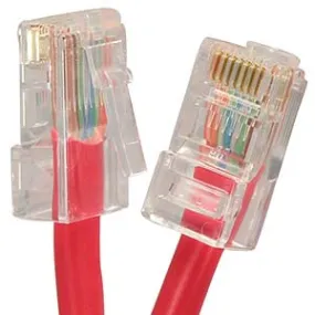 1Ft Cat6 UTP Ethernet Network Non Booted Cable Red