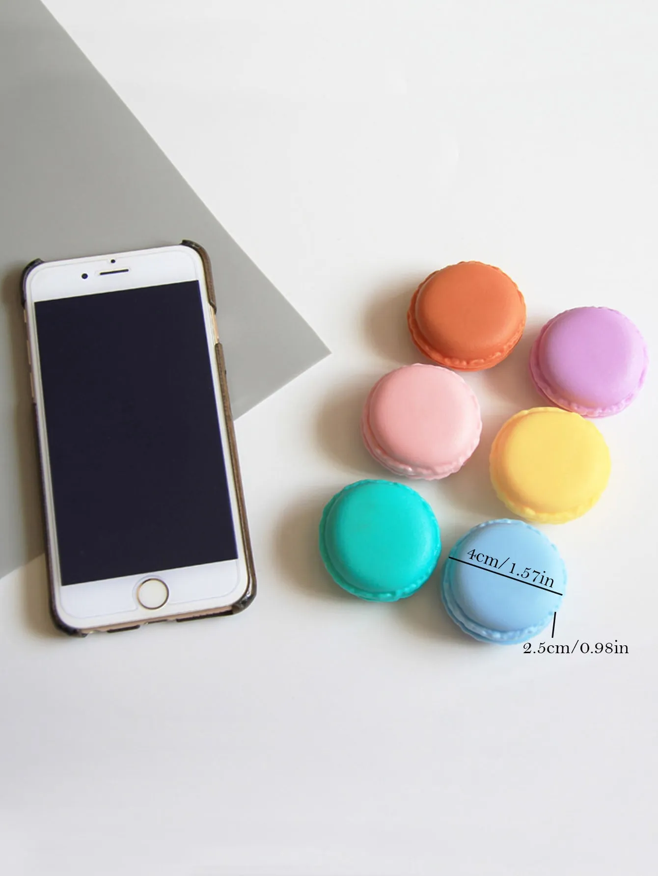 1pc Macaron Shaped Random Color Jewelry Storage Box