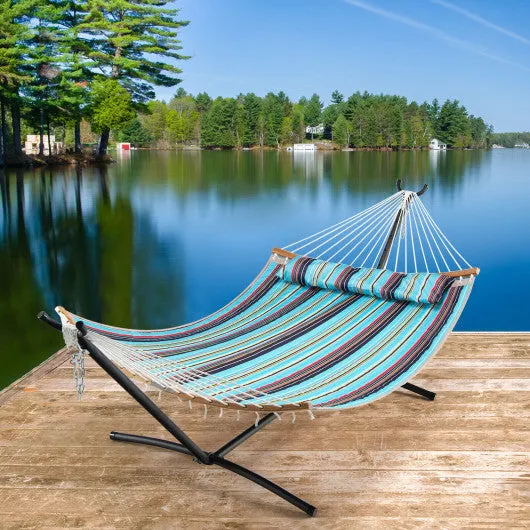 2-Person Hammock Stand with Carrying Bag for Yard