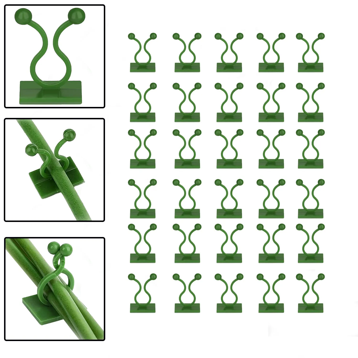 30pcs wall Plant Climbing Clip widely used for holding plants and poultry purposes and all (Box/30 Pcs Set)