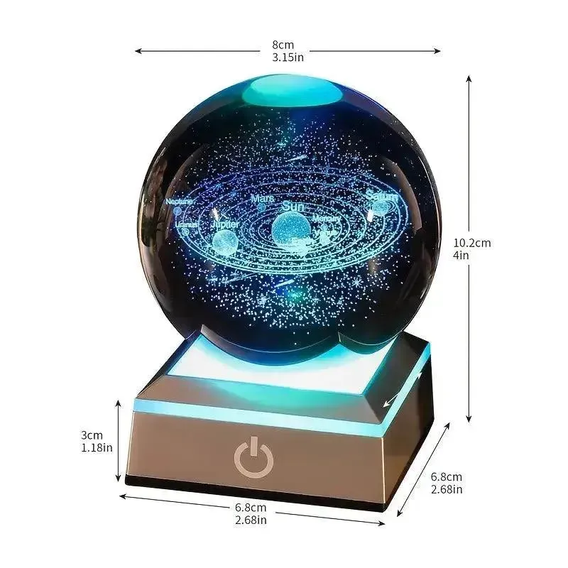 3D Solar System Galaxy Sphere Ball