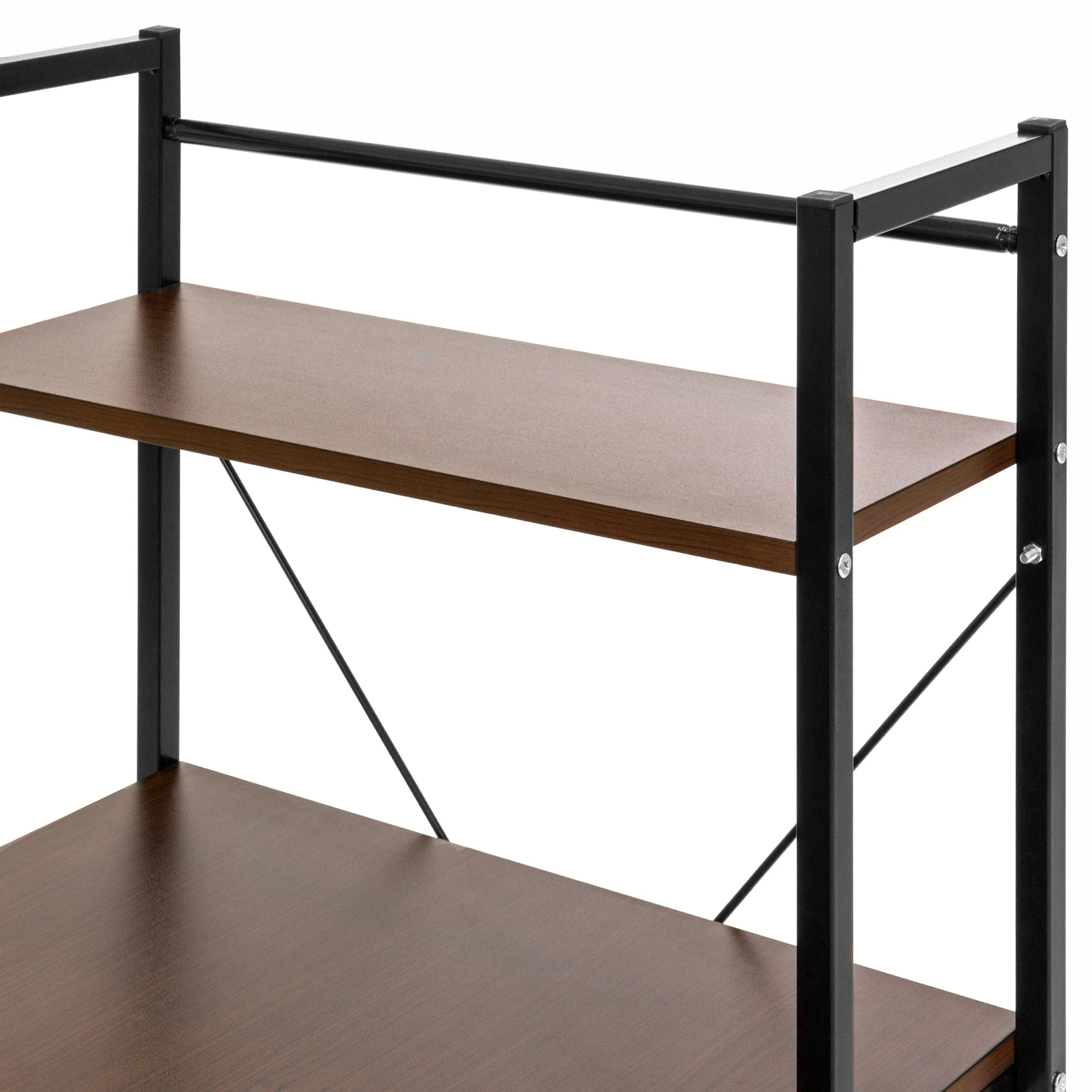 4-Tier Computer Desk Shelf Workstation