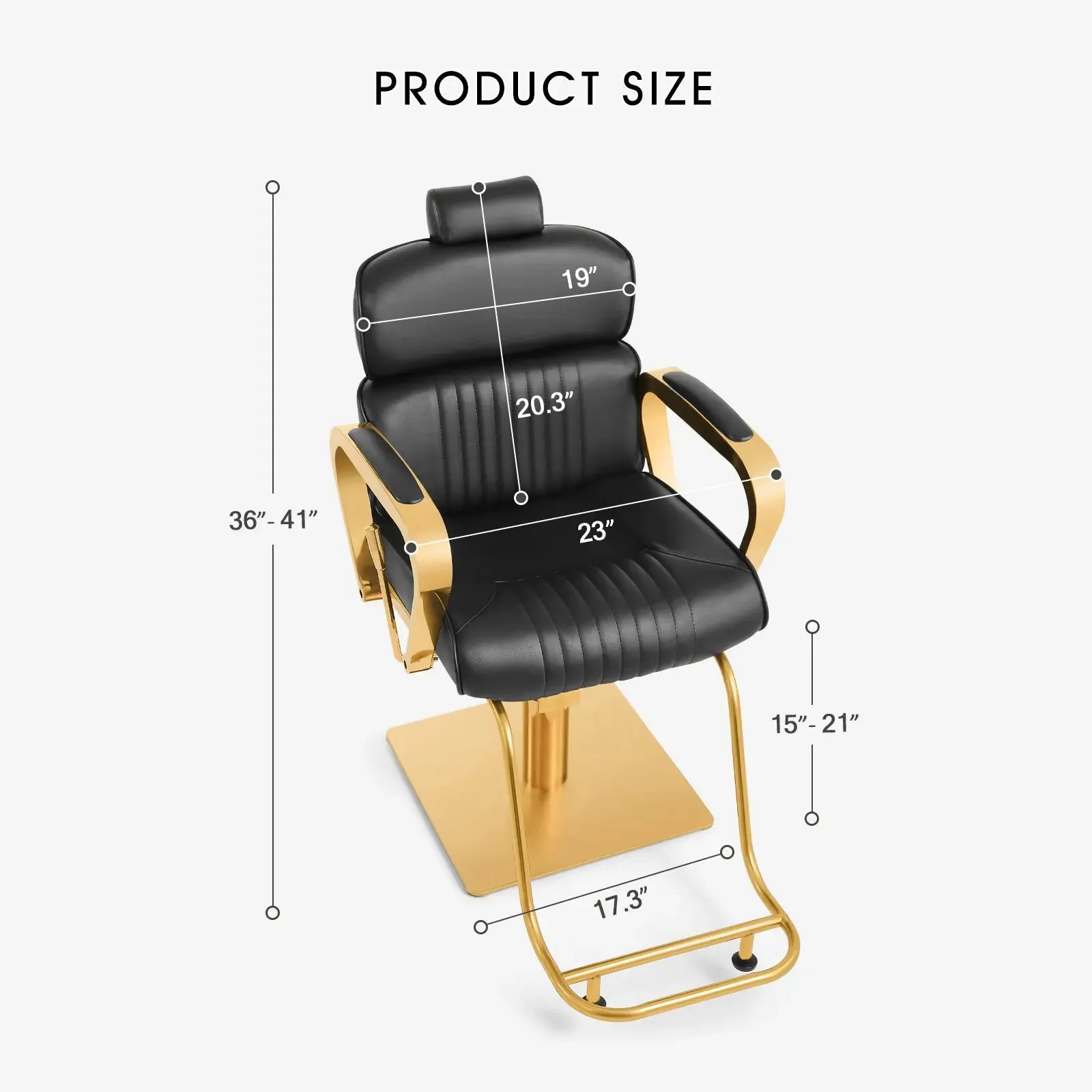 #5047  Prestige Gold All Purpose Barber Chair