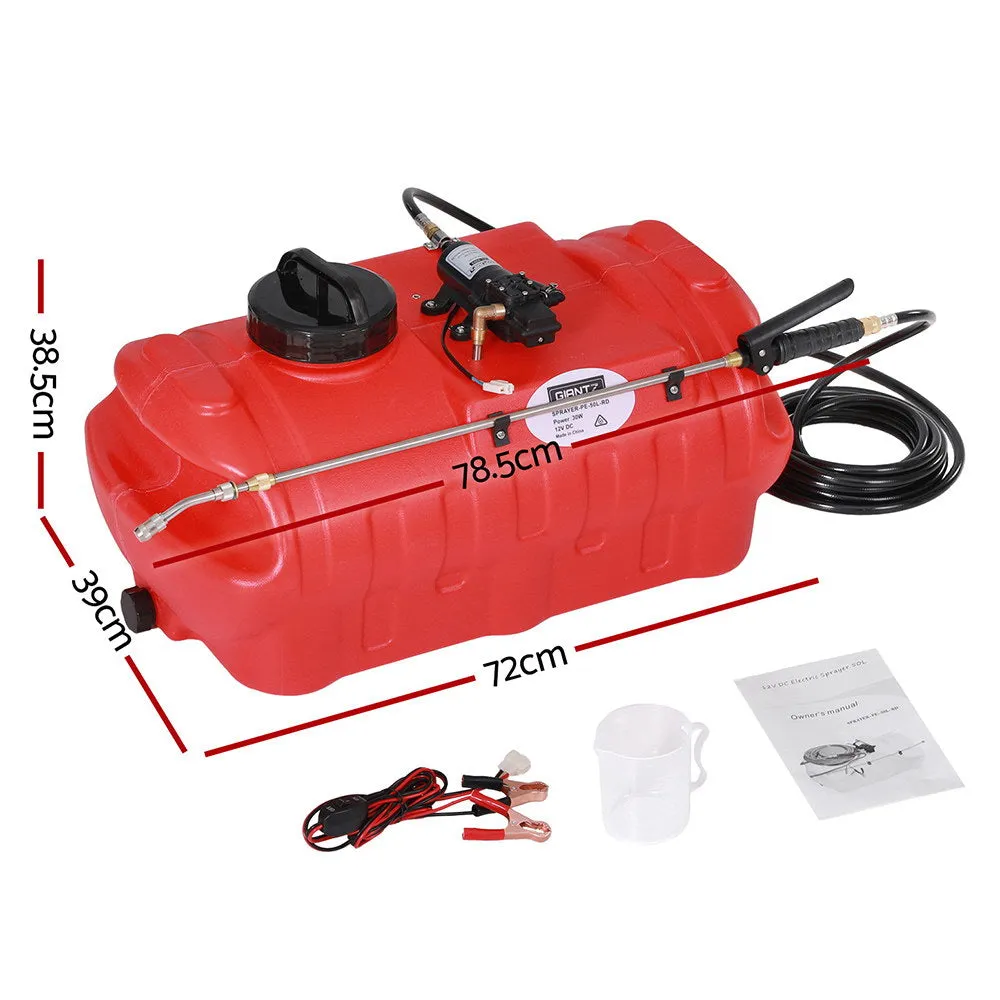 50L Weed Sprayer 50psi Pump ATV Mounted - Giantz