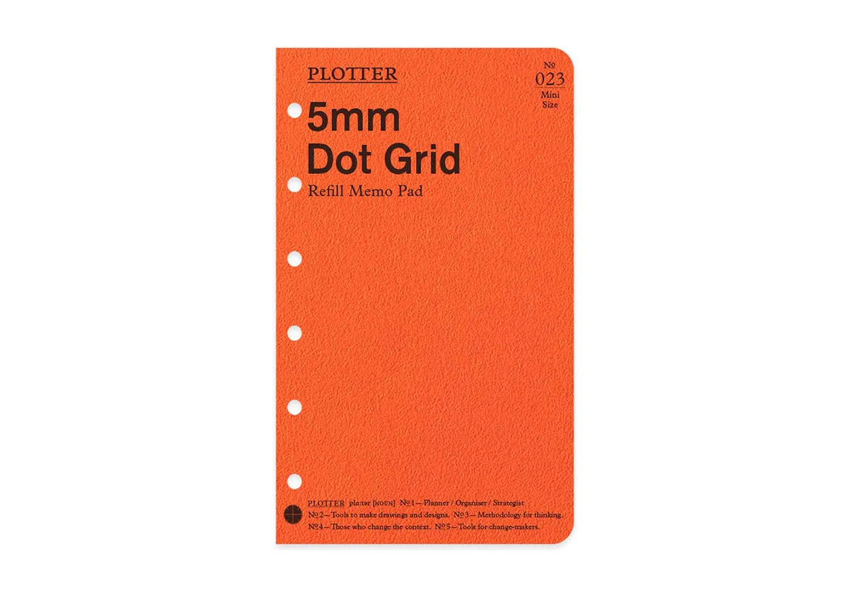 5mm Dot Grid 80 sheets PLT0023 (Mini Size)