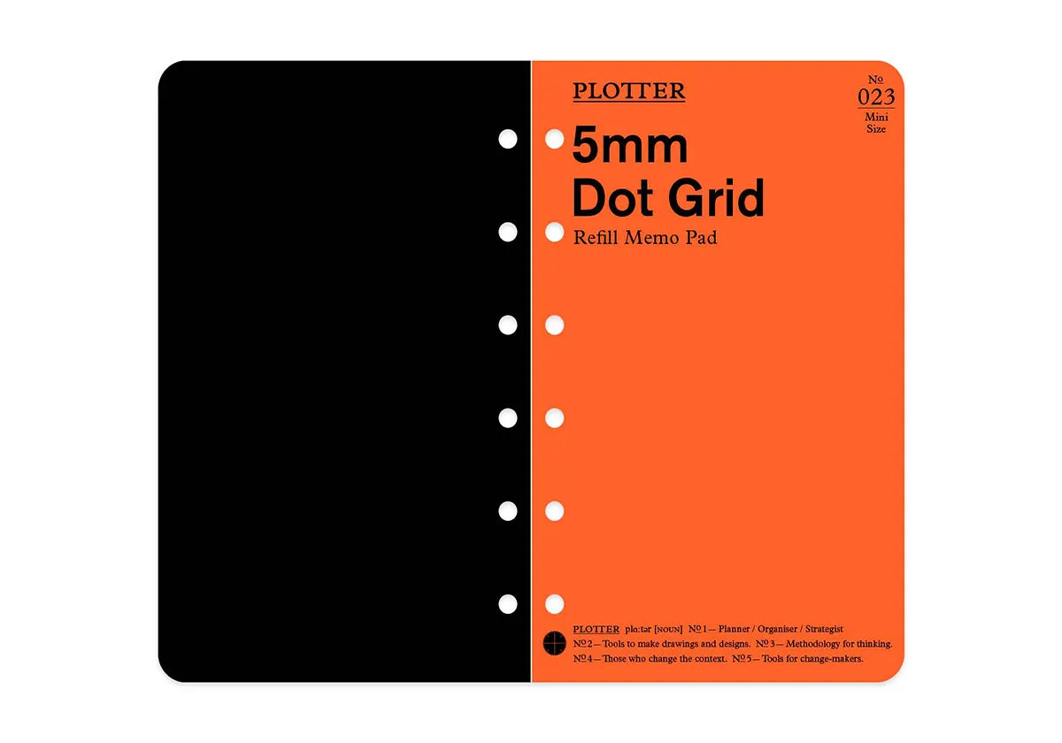 5mm Dot Grid 80 sheets PLT0023 (Mini Size)