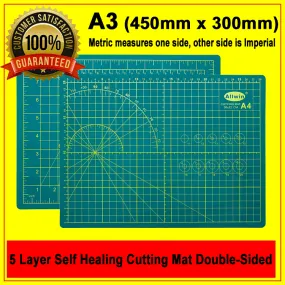 A3 Self-Healing Cutting Mat 45cm x 30cm workbench protection