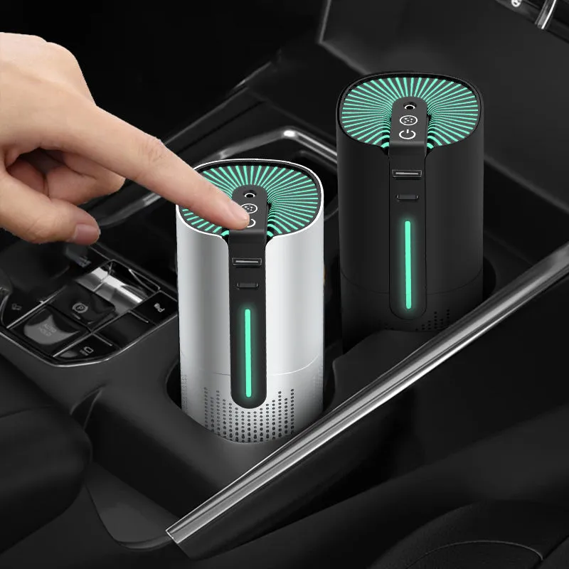 Air Purifier: Clean Air Solution for Home & Car with Air Quality Sensor for Real-Time Monitoring.