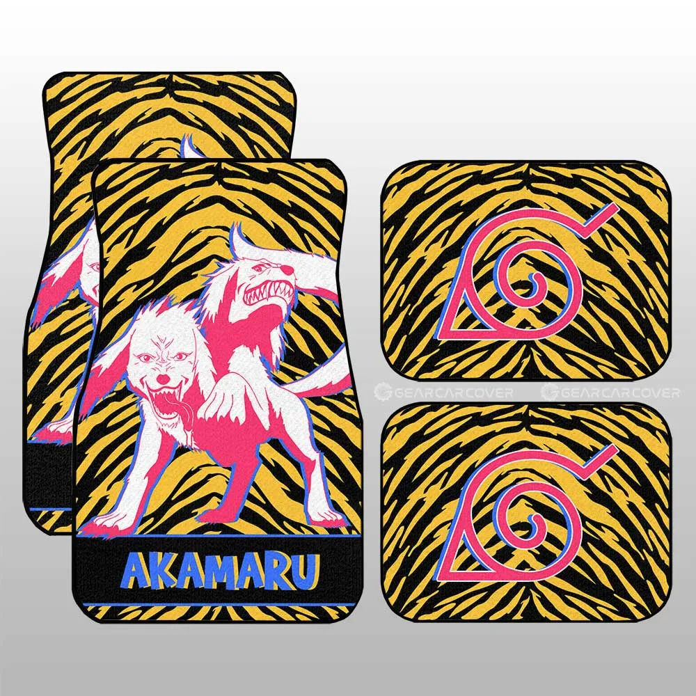 Akamaru Car Floor Mats Custom