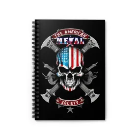 American Metal Society Spiral Notebook - Ruled Line