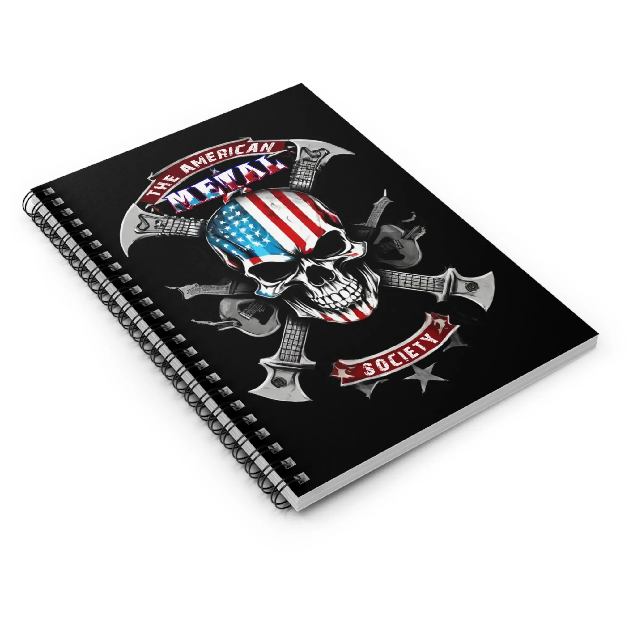 American Metal Society Spiral Notebook - Ruled Line