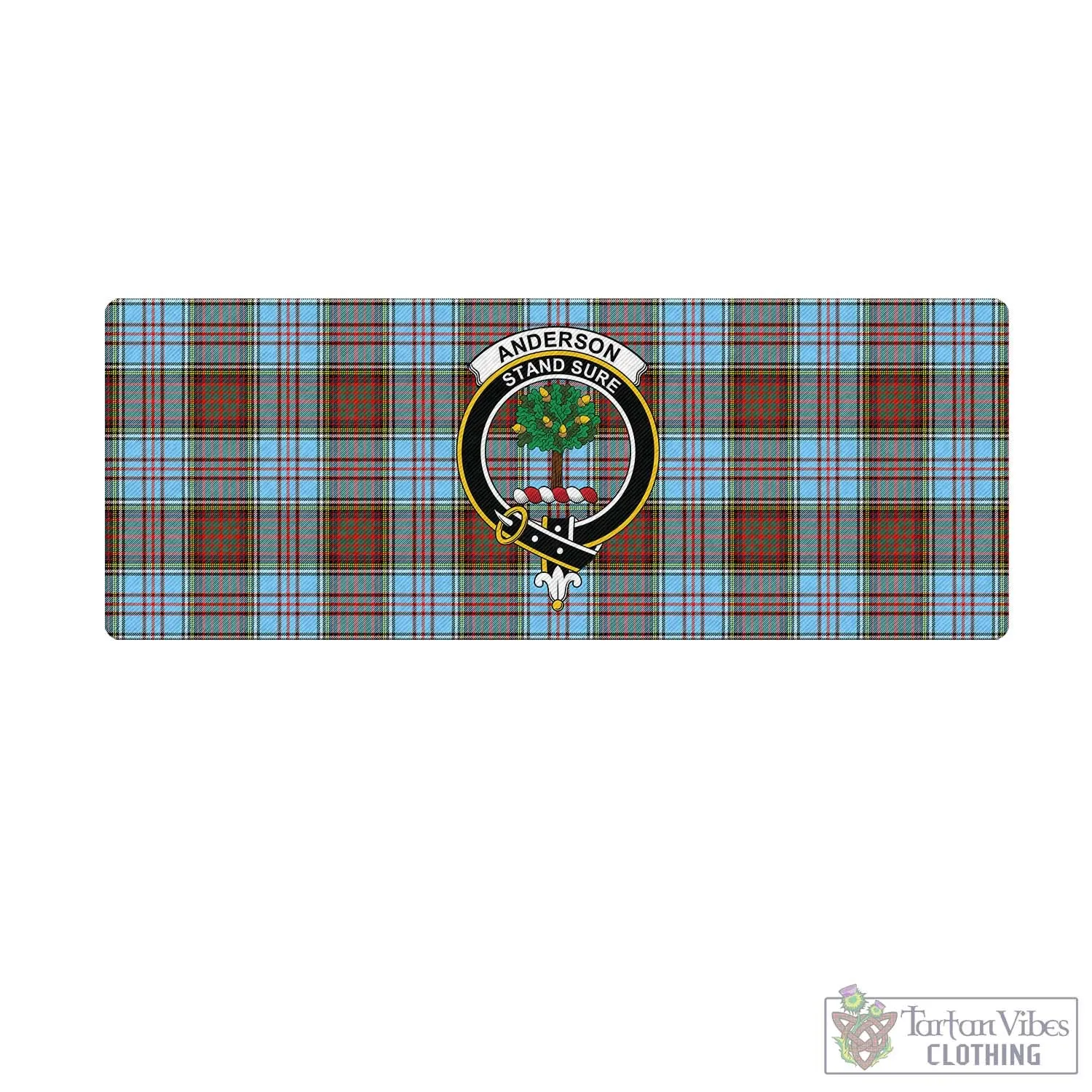 Anderson Ancient Tartan Mouse Pad with Family Crest