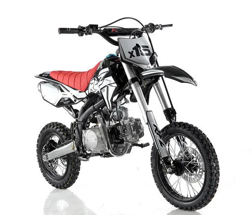 Apollo DB-X15 125CC 4 Speed Manual 33 Inch, Seat Height 14" front tire-OFF ROAD ONLY, CA Legal