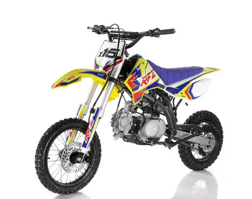 Apollo DB-X15 125CC 4 Speed Manual 33 Inch, Seat Height 14" front tire-OFF ROAD ONLY, CA Legal