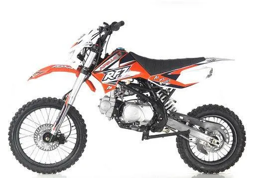 Apollo DB-X19 With HEADLIGHTS 125cc Pit / Dirt Motorcycle-17-inch front tire, 4 speed manual transmission, 32.25-inch seat height-OFF ROAD ONLY, NOT STREET LEGAL, CA Legal