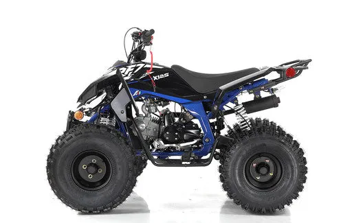 Apollo Falcon X 125 Youth Quad, Automatic with Reverse, Front and rear hydraulic brakes