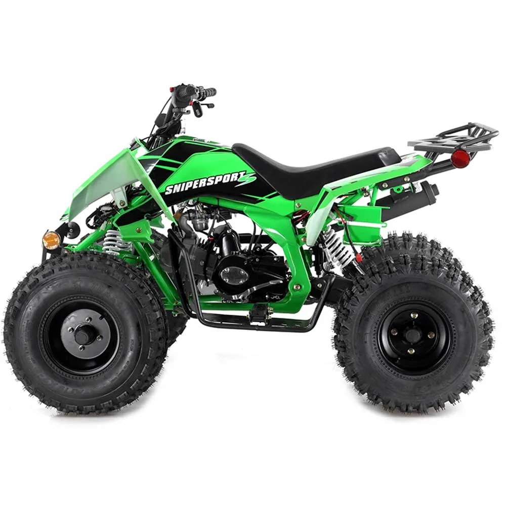 Apollo Sniper 125cc Youth Race Style ATV, Electric start, Automatic Trans, Reverse, CA legal