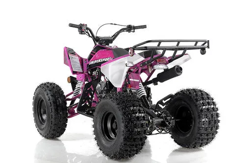 Apollo Sniper 125cc Youth Race Style ATV, Electric start, Automatic Trans, Reverse, CA legal