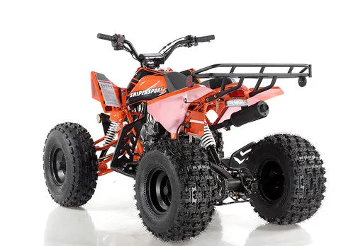 Apollo Sniper 125cc Youth Race Style ATV, Electric start, Automatic Trans, Reverse, CA legal