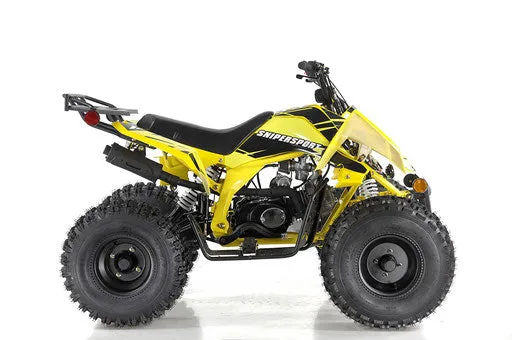 Apollo Sniper 125cc Youth Race Style ATV, Electric start, Automatic Trans, Reverse, CA legal