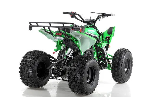 Apollo Sniper 125cc Youth Race Style ATV, Electric start, Automatic Trans, Reverse, CA legal