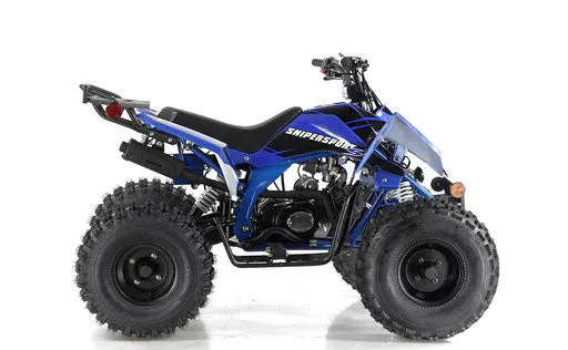 Apollo Sniper 125cc Youth Race Style ATV, Electric start, Automatic Trans, Reverse, CA legal