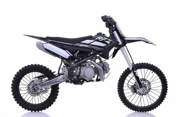 Apollo Thunder 150 Full Size Dirt Pit Bike, 4 Speed Manual, 140cc, Kick Start, 34.5 Inch Seat Height, 19 inch front tire, CA Legal