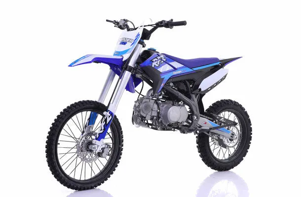 Apollo Thunder 150 Full Size Dirt Pit Bike, 4 Speed Manual, 140cc, Kick Start, 34.5 Inch Seat Height, 19 inch front tire, CA Legal