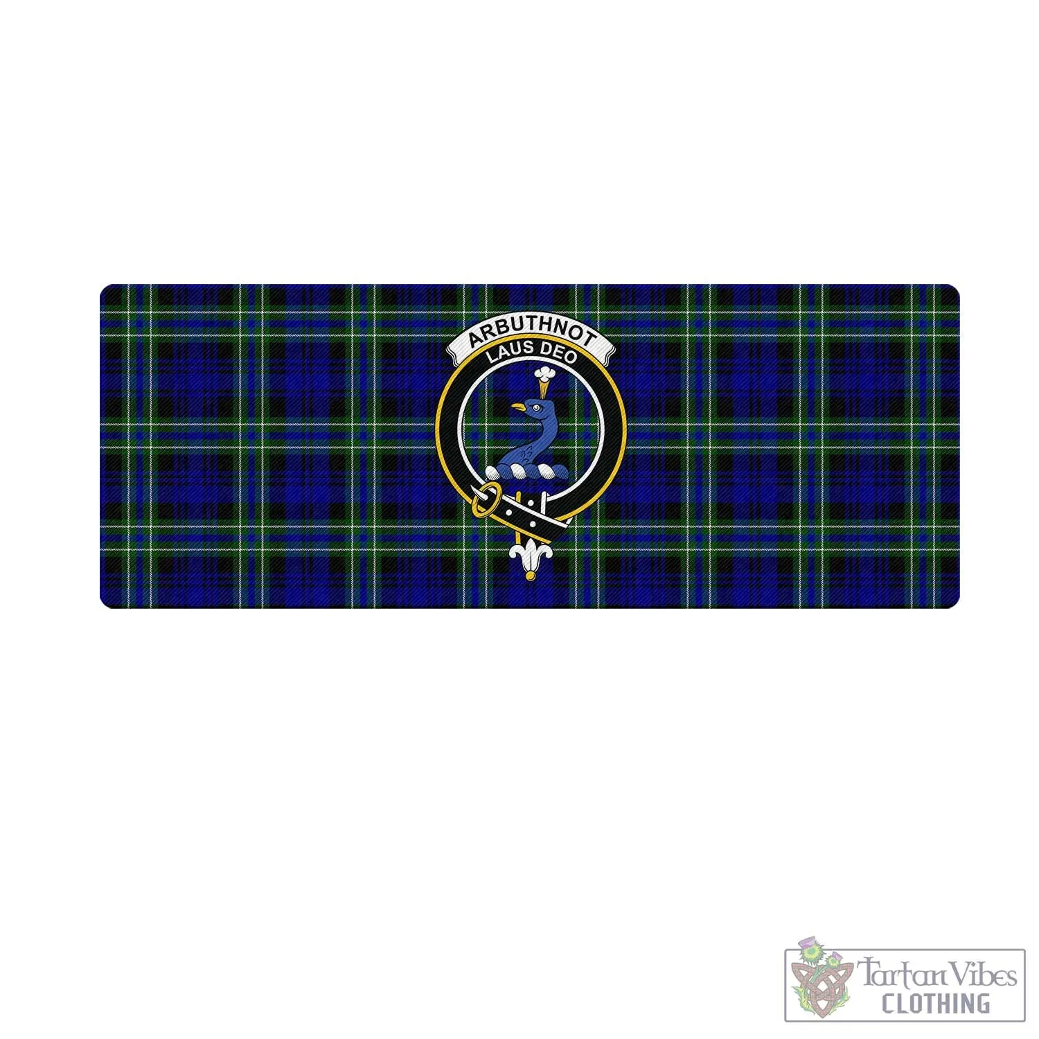 Arbuthnot Modern Tartan Mouse Pad with Family Crest