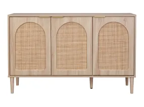 Arched Rattan Sideboard