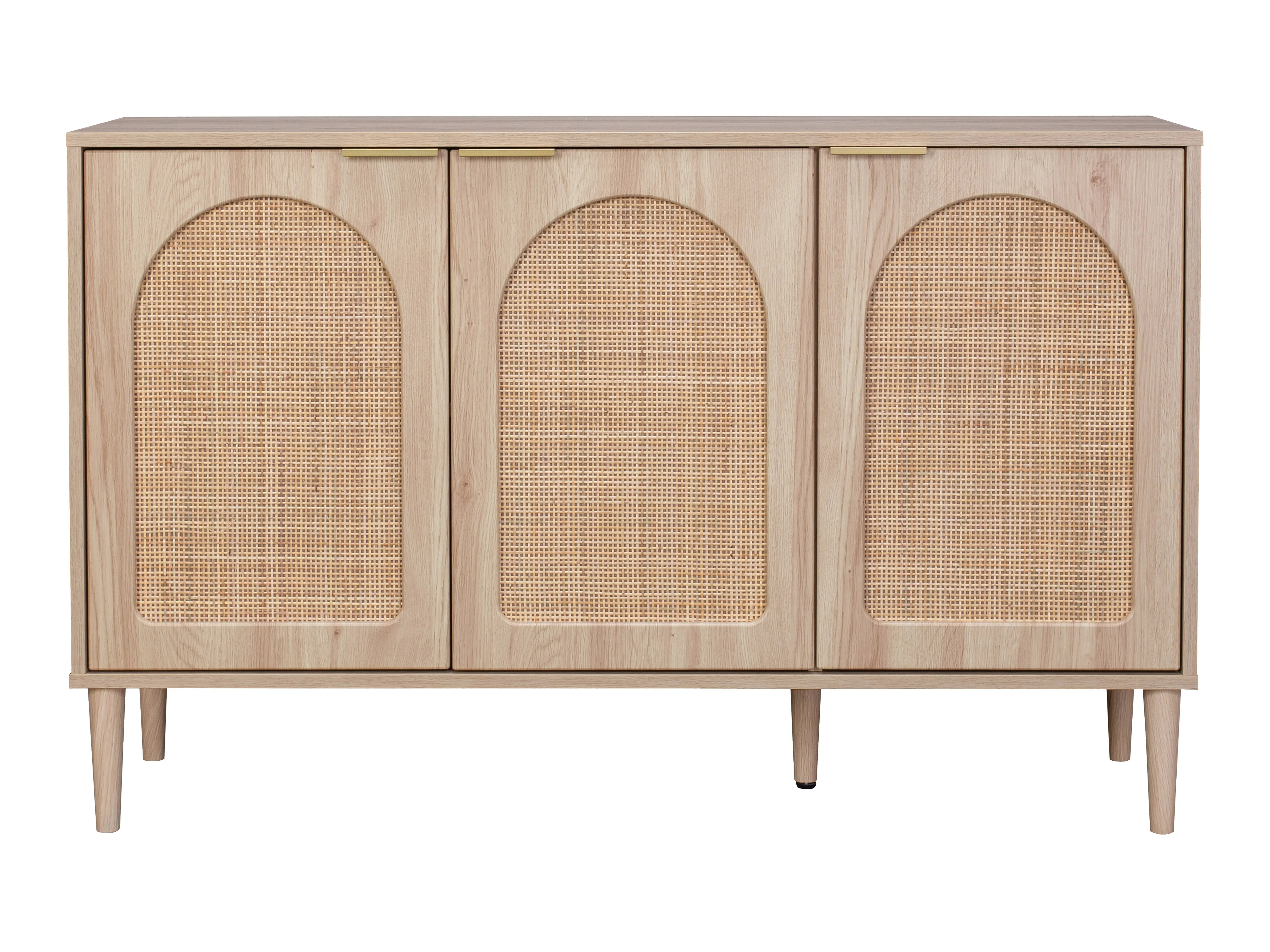 Arched Rattan Sideboard