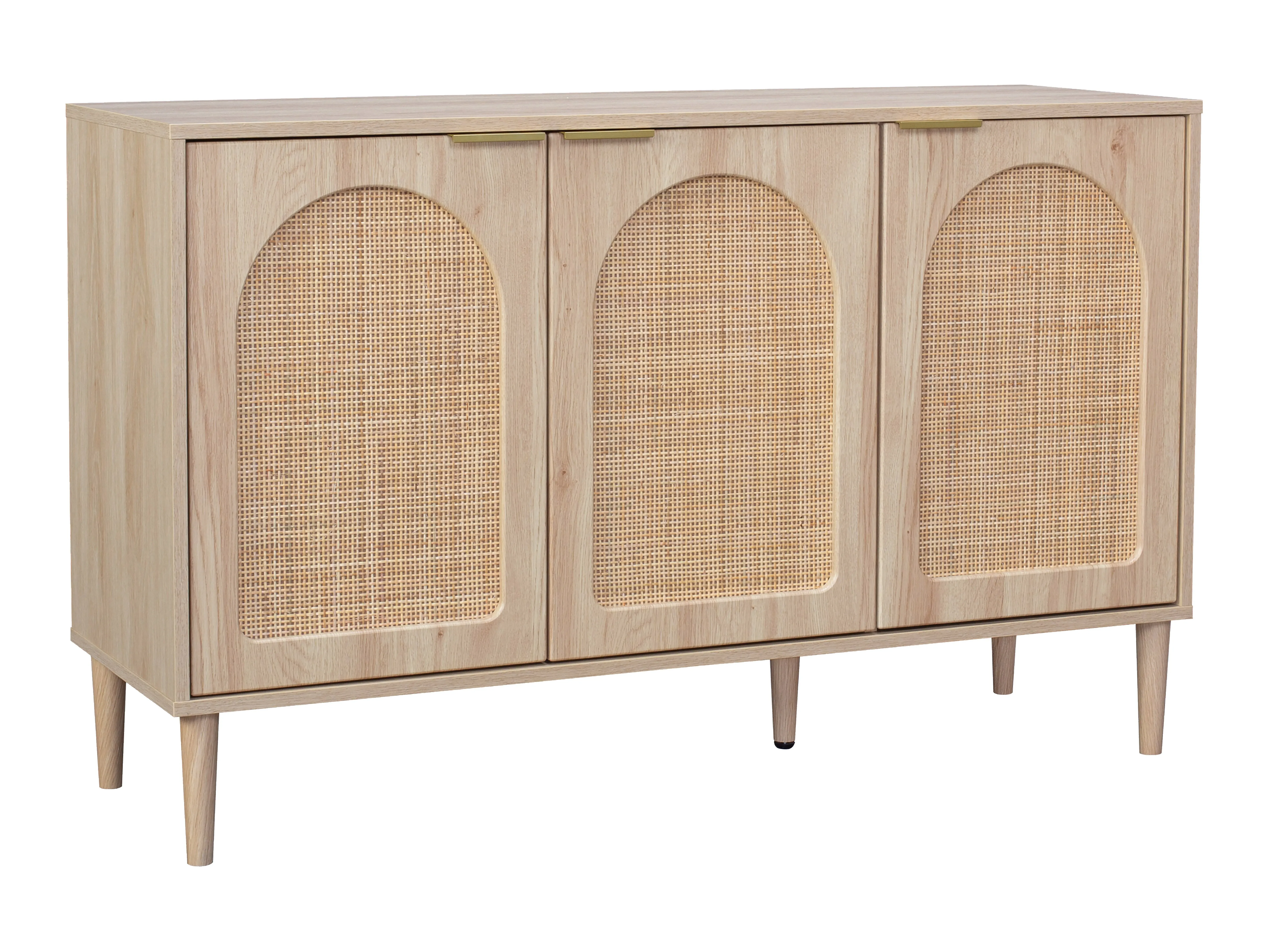 Arched Rattan Sideboard