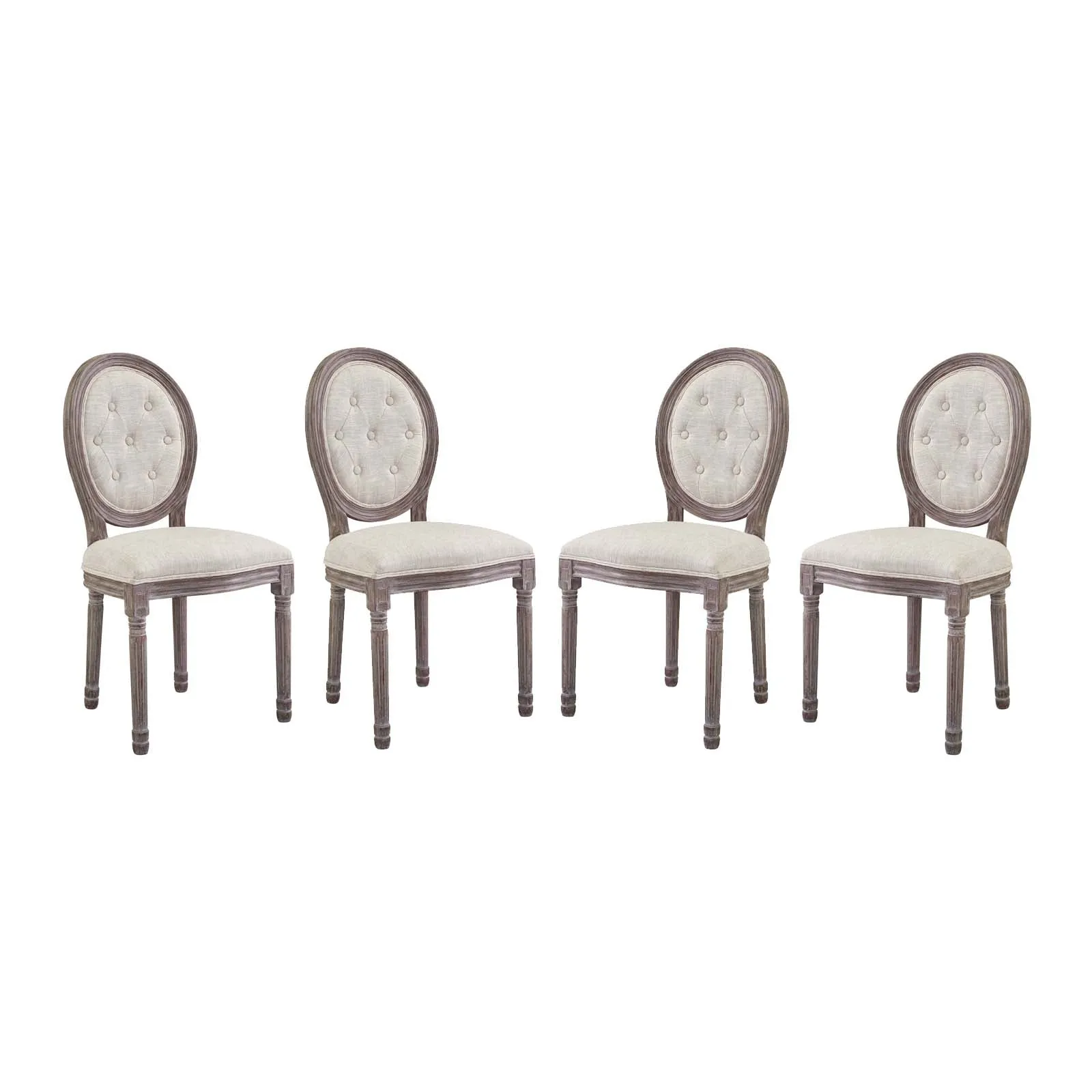 Arise Dining Side Chair Upholstered Fabric Set of 4