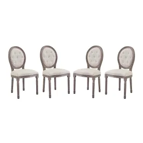 Arise Dining Side Chair Upholstered Fabric Set of 4