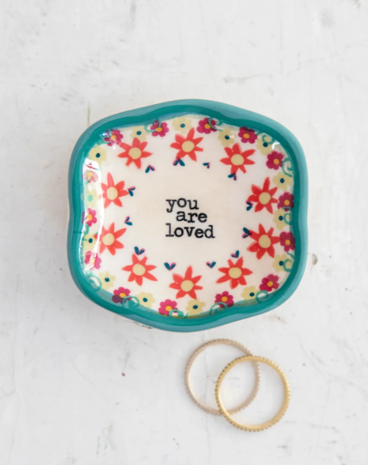 Artisan Trinket Dish You Are Loved