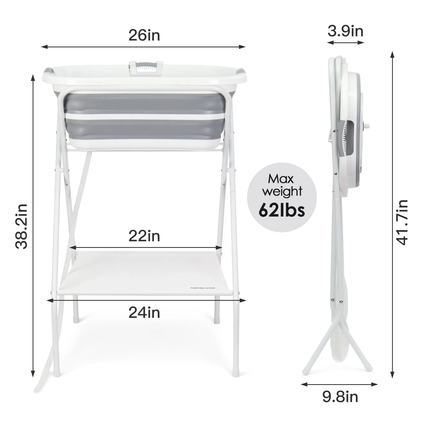 B1 2 in 1 Pet Bath Tub