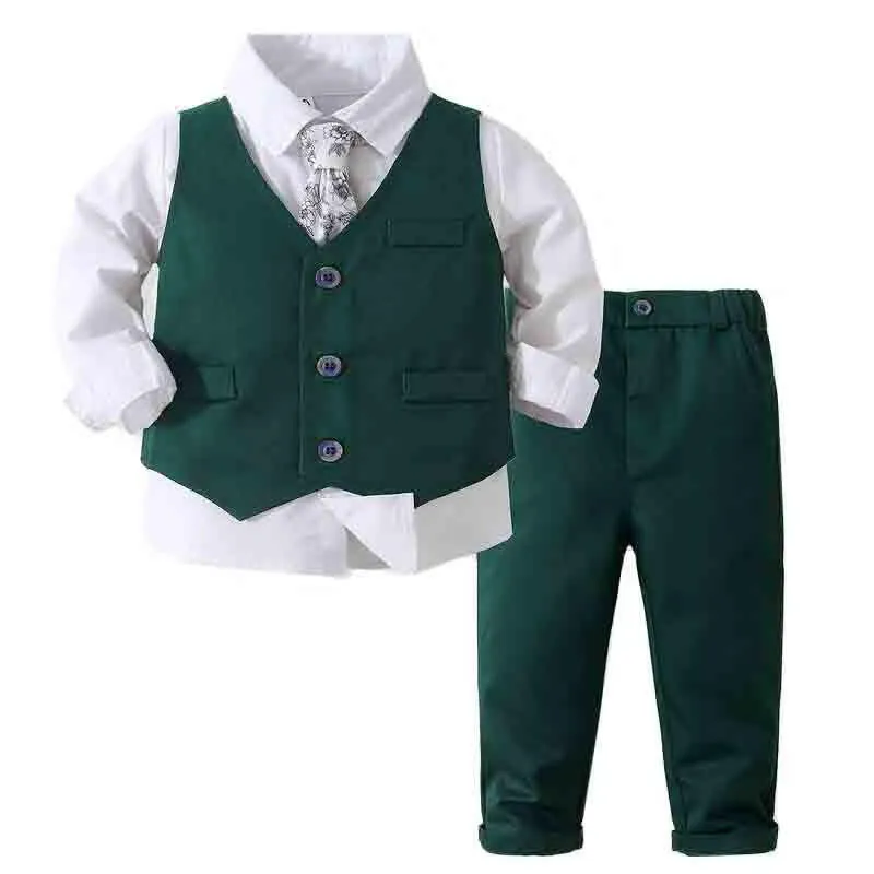 Baby Boys Formal Blazer Wedding Costume Set