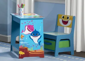 Baby Shark Wood Art Desk and Chair Set