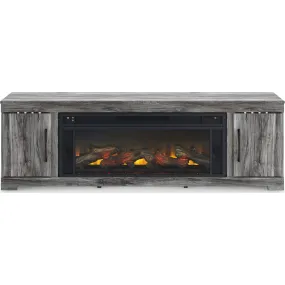 Baystorm TV Stand with Fireplace