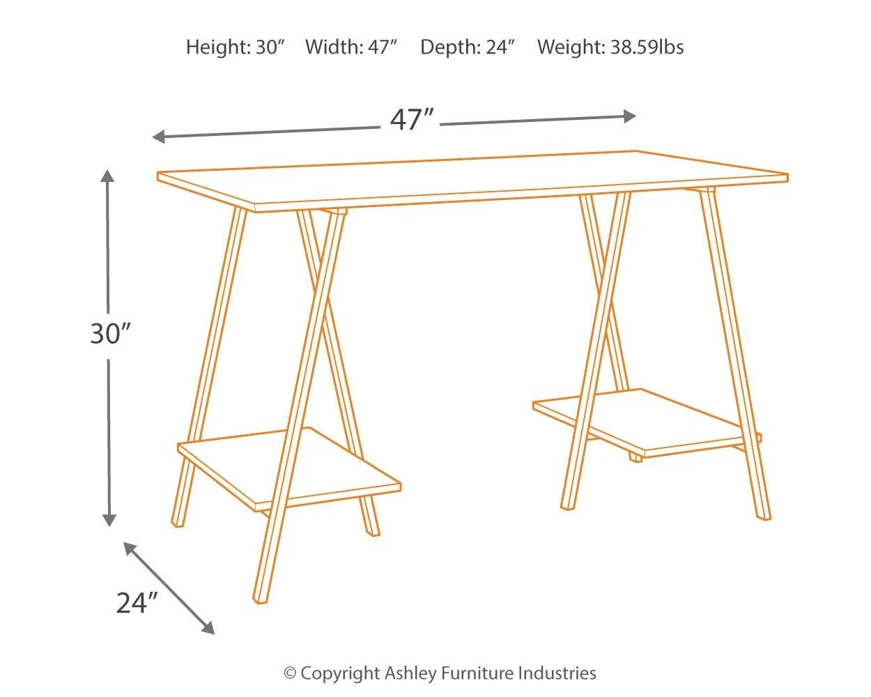 Bertmond - Home Office Desk