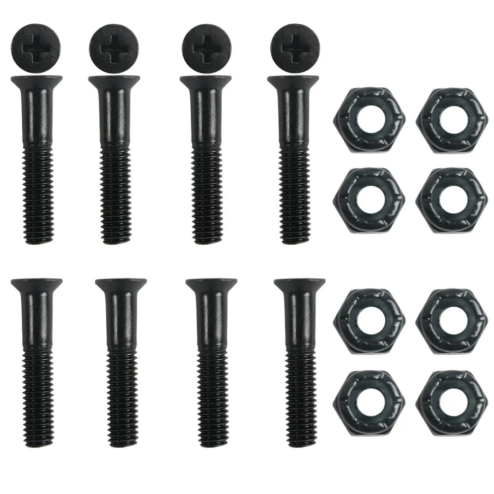 Black Bolts Phillips hardware set 7/8"