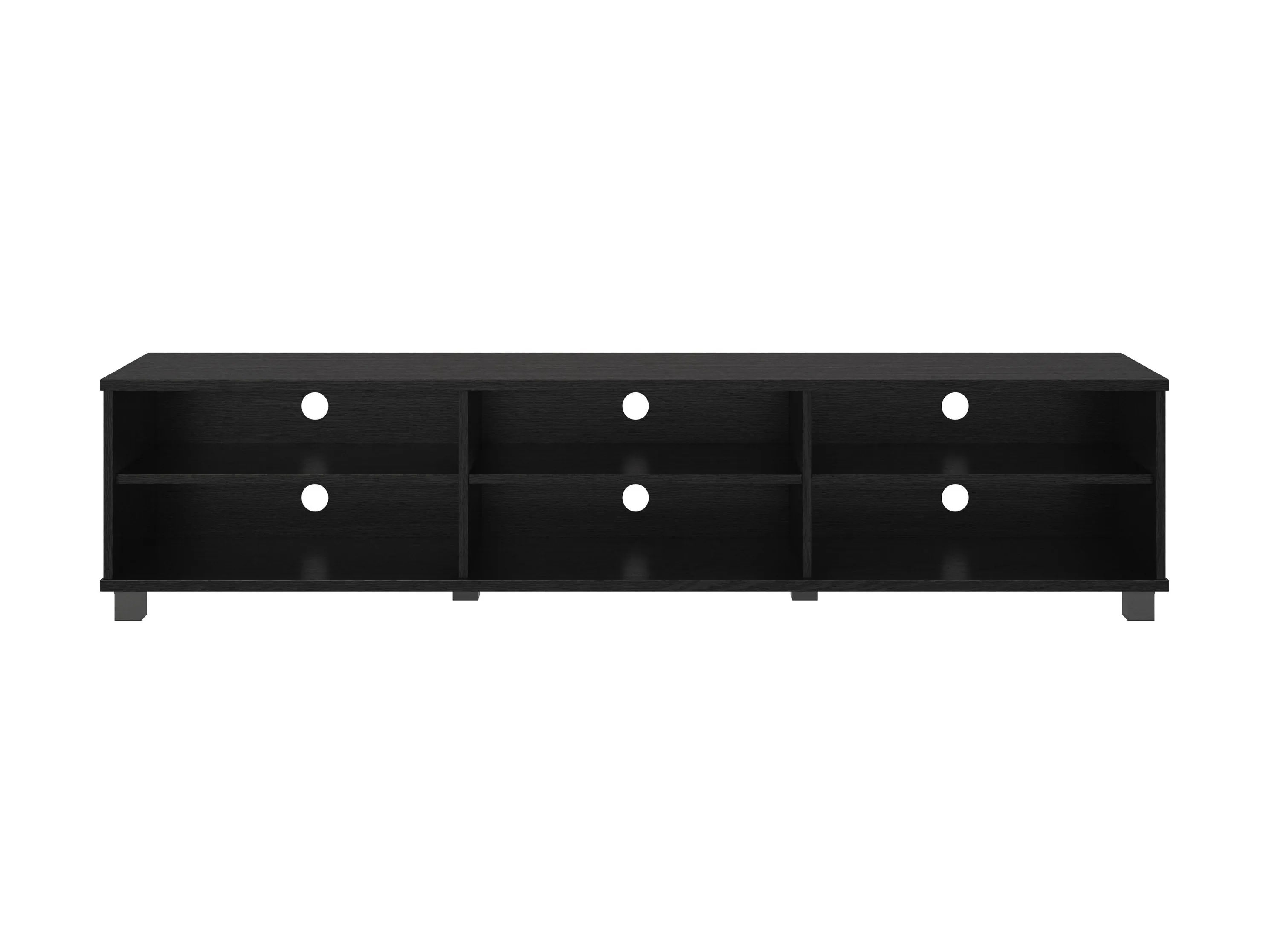 Black Modern TV Stand, TVs up to 85"