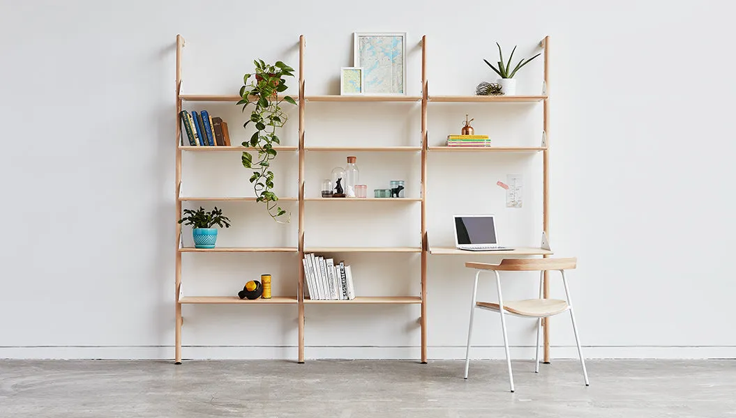 Branch-1 Shelving Unit with Desk