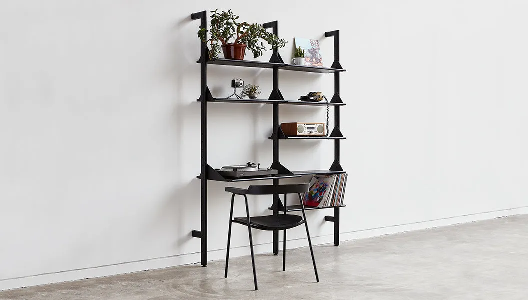 Branch-2 Shelving Unit with Desk