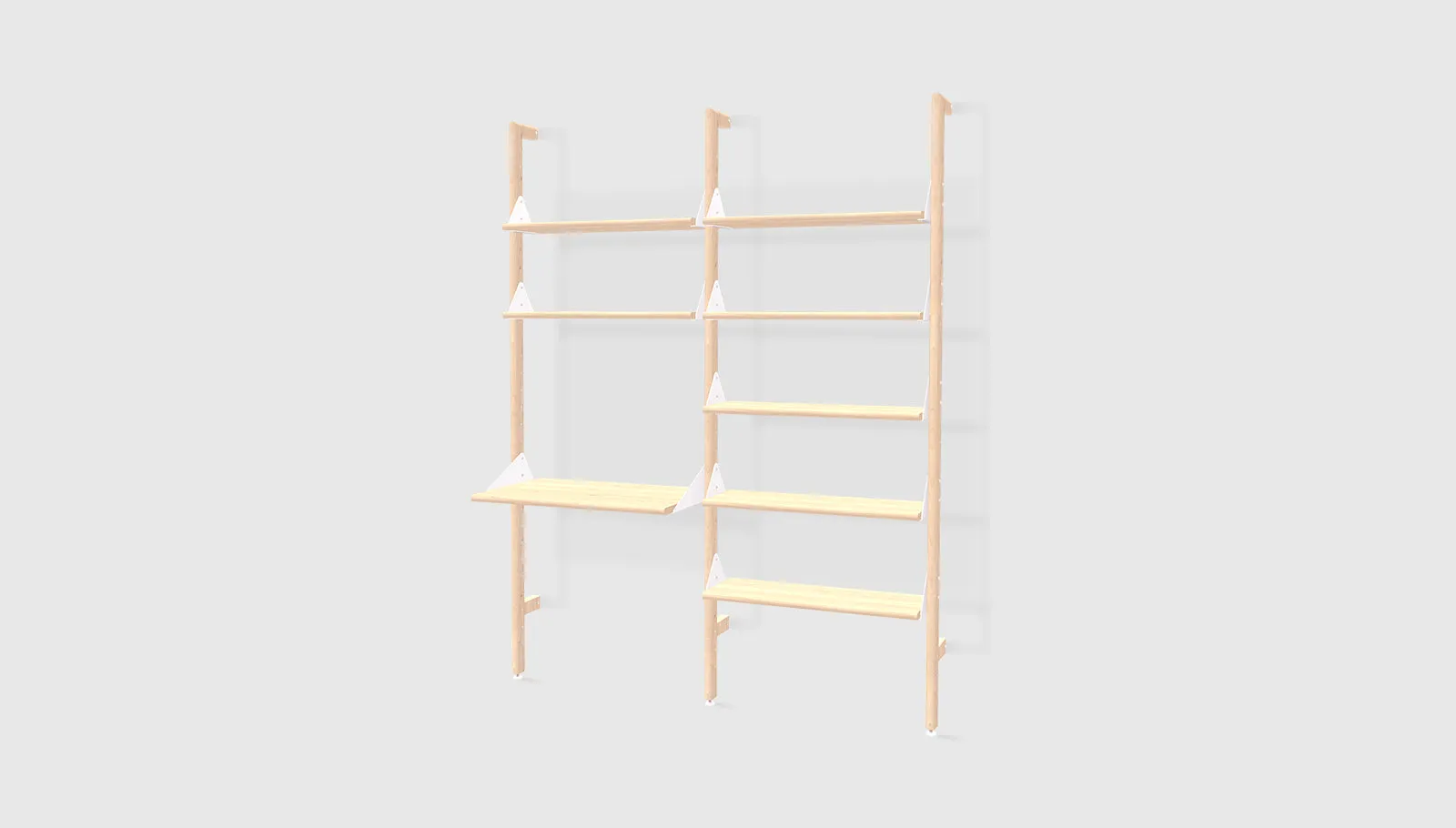 Branch-2 Shelving Unit with Desk