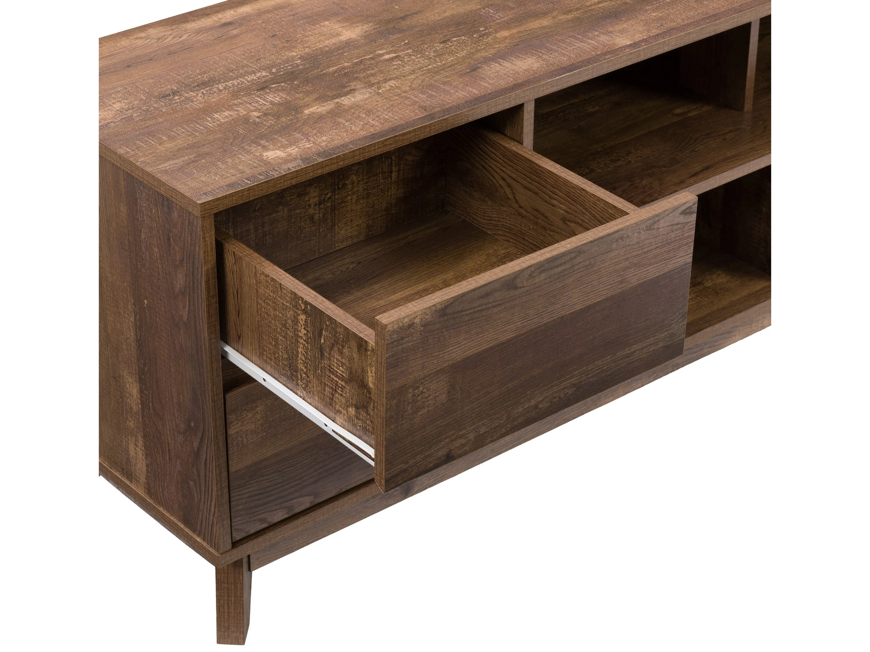 Brown Modern TV Stand, TVs up to 85"