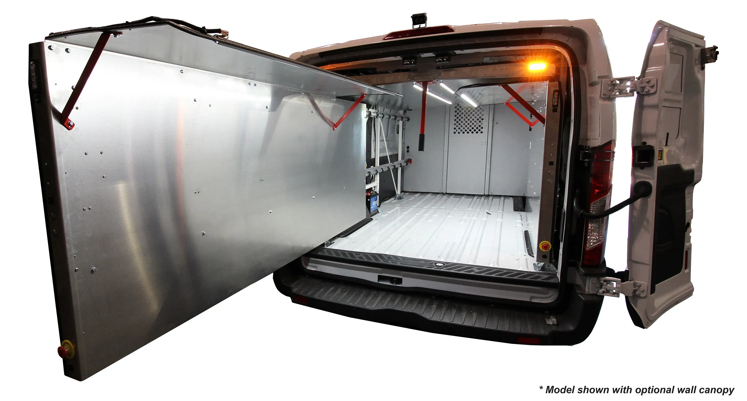 CargoGlide WSST301-23 Van Storage Sliding Platform Wall